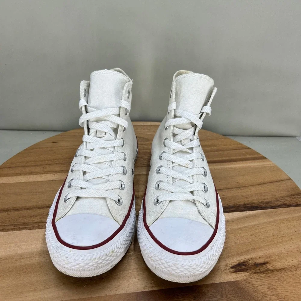 Converse Chuck Taylor All Star High Top White Sneakers M7650 Mens 8 Womens 10 - Picture 2 of 7